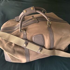 Ghurka Cavalier III (98) canvas w/fog grey leather trim